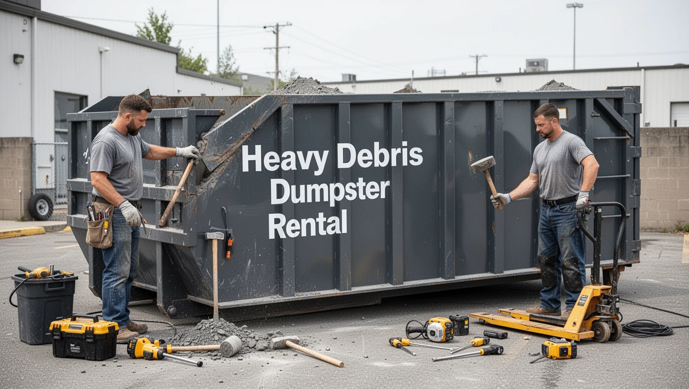 Heavy Debris Dumpster Rental