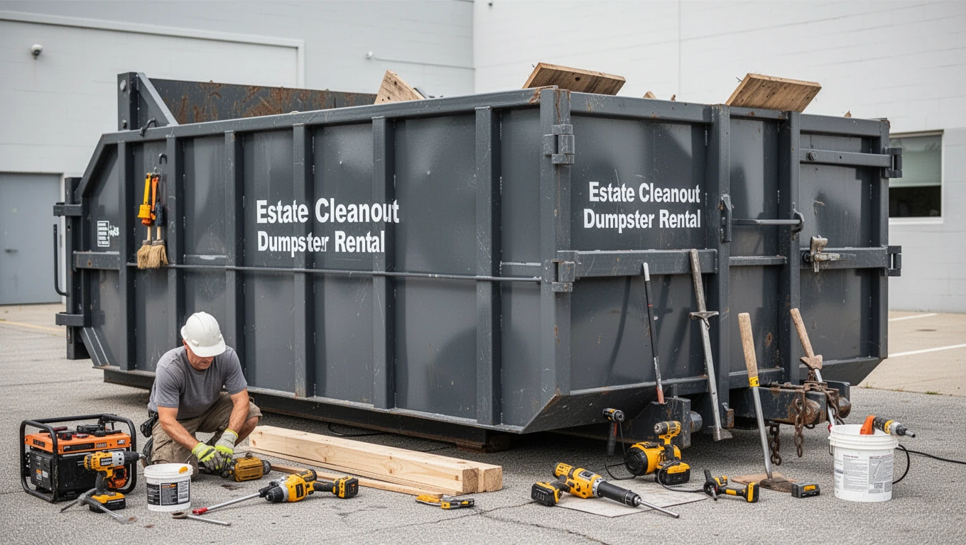 Estate Cleanout Dumpster Rental